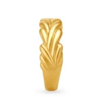 Gold Leaf Patterned Finger Ring - Image 4