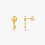 Gold Drop Earrings for Kids - Image 2