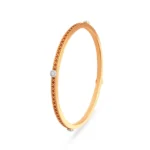 Gold Diamond Bangle - Image 2